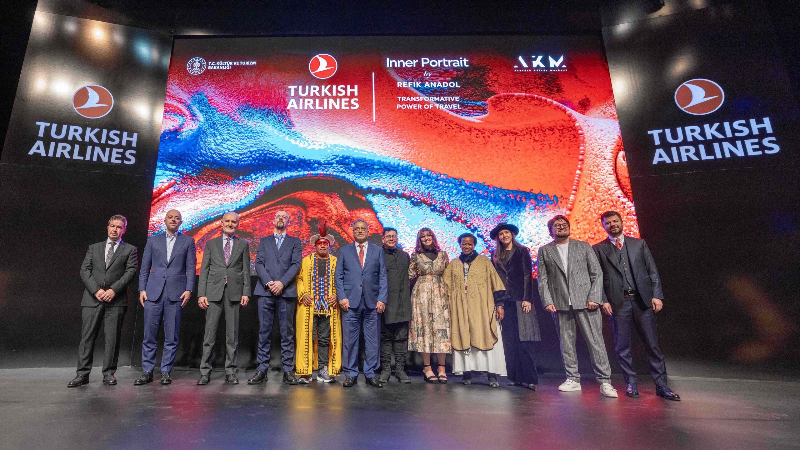 Turkish Airlines e Refik Anadol aterrisam o projeto “Inner Portrait” na Turquia