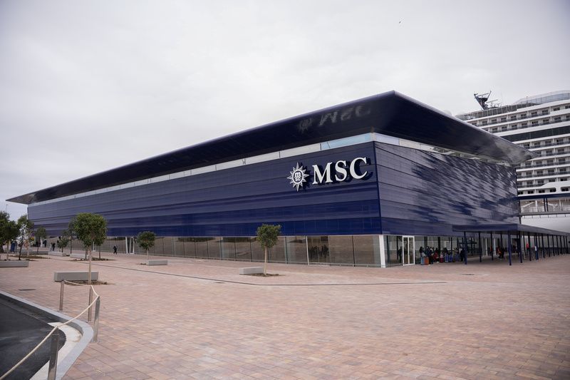 Novo terminal da MSC Cruzeiros em Barcelona recebe os primeiros passageiros
