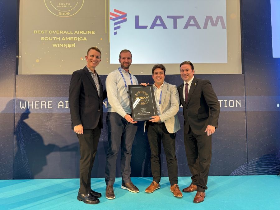 Passageiros elegem LATAM como melhor companhia aérea da América do Sul