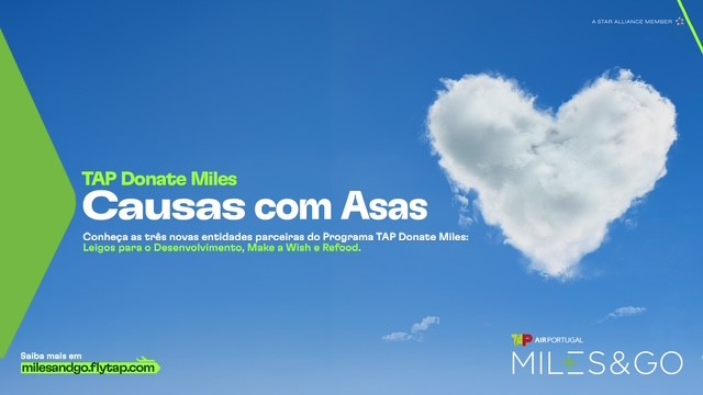 Milha a milha, a TAP apoia três novas entidades no programa “Causas com Asas”