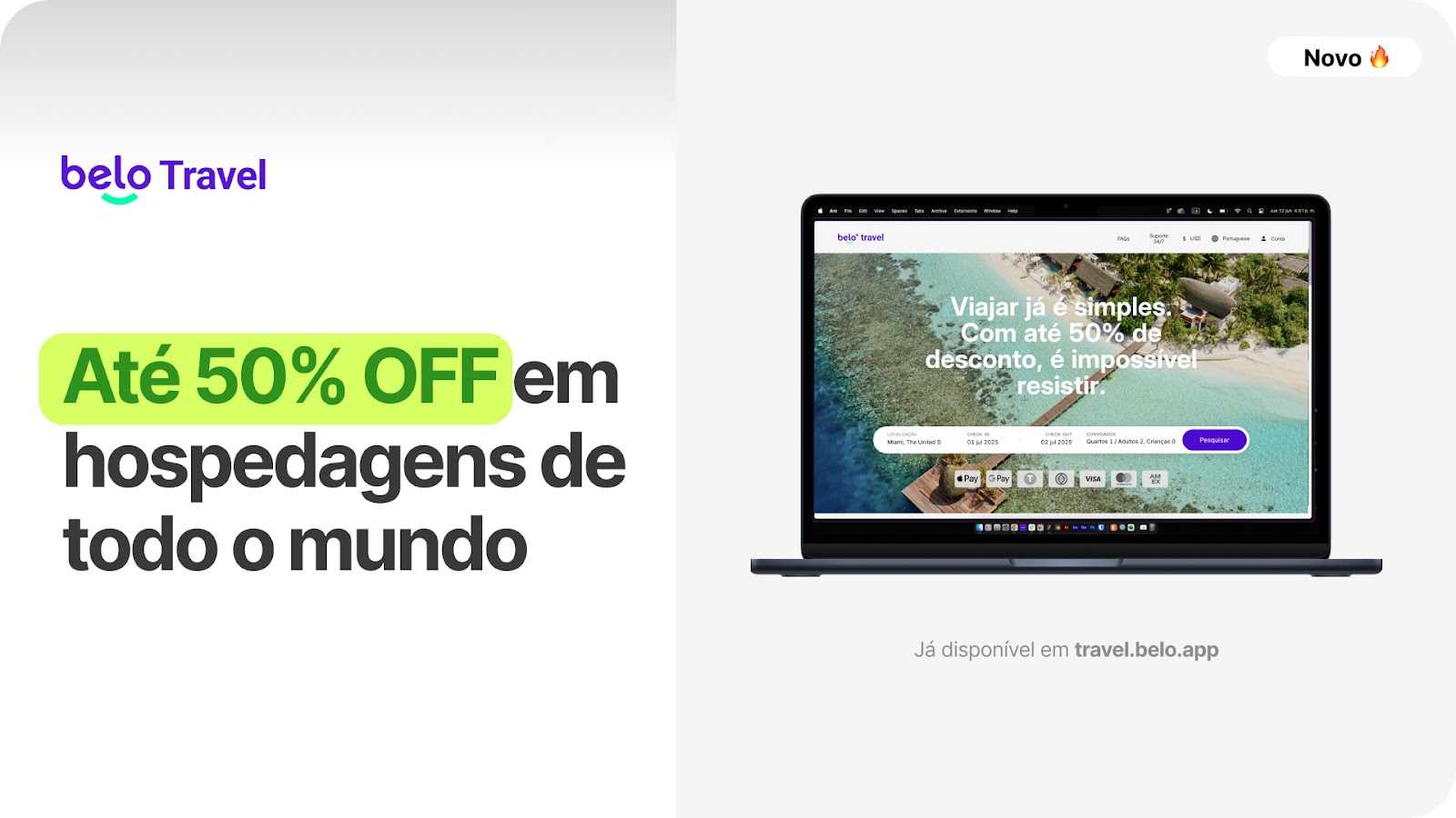 Startup argentina belo apresenta plataforma de viagens que oferece até 50% de desconto em hotéis de luxo