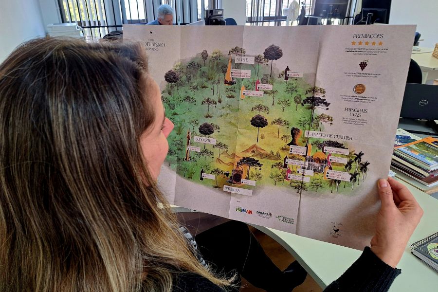 Novo Mapa do Enoturismo Paranaense já está disponível nas versões impressa e online