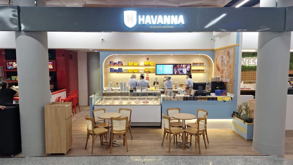 Havanna inaugura primeira Heladeria em aeroportos no Brasil, no Aeroporto de Congonhas