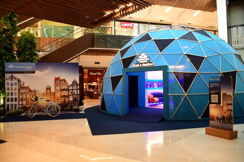 KLM lança experiência sensorial “Qual o destino?” em São Paulo