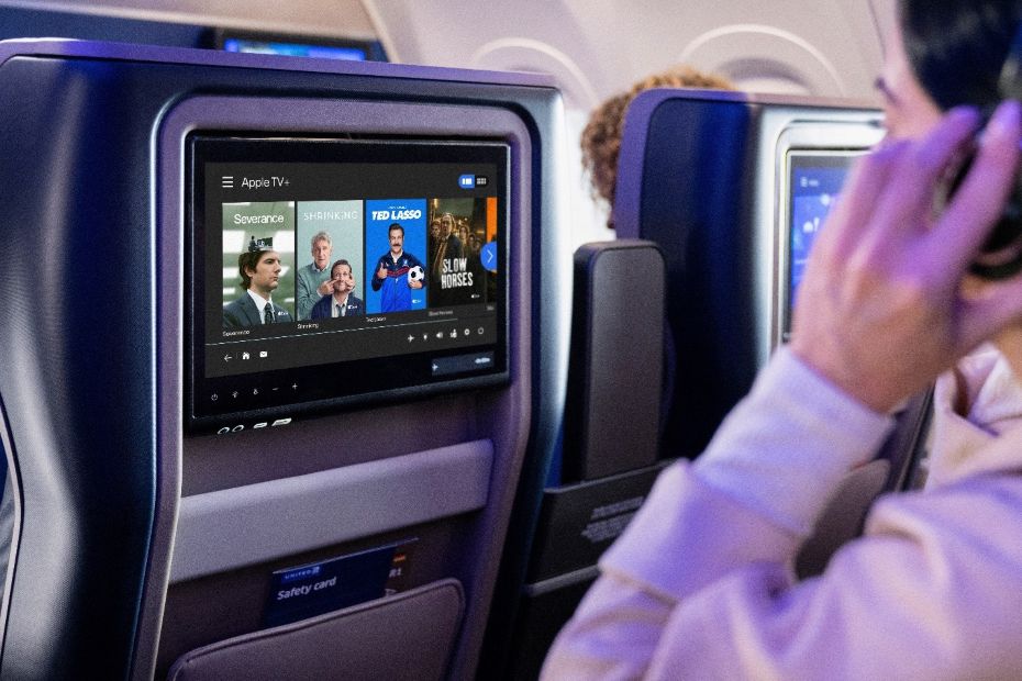 United Airlines disponibiliza séries Apple Originals premiadas a bordo
