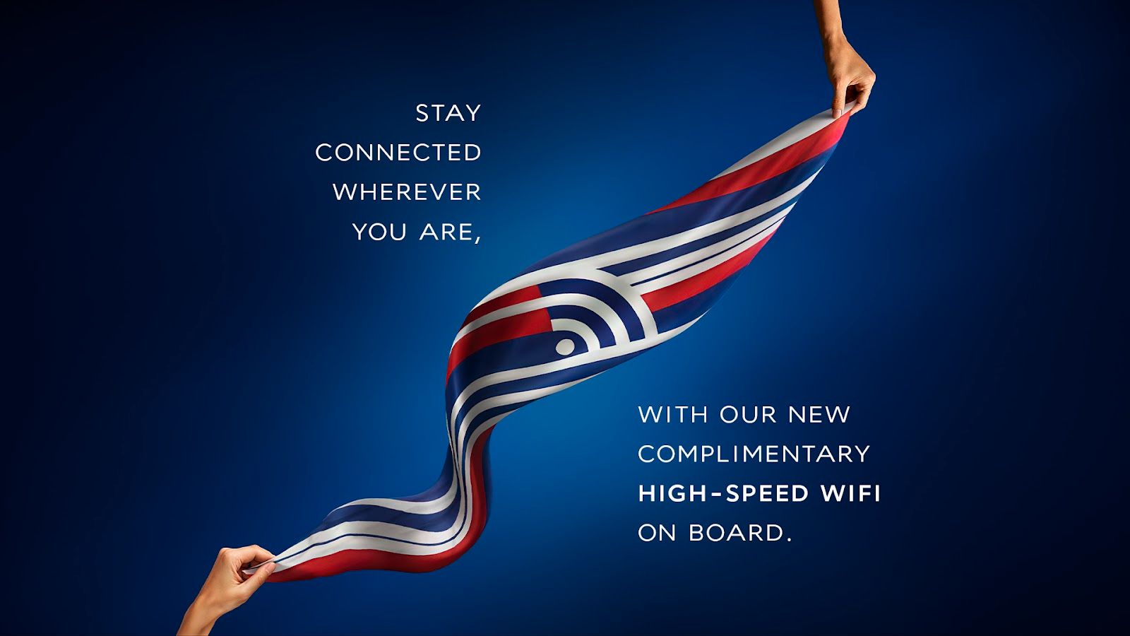 Wi-Fi de alta velocidade gratuito agora disponível nos voos da Air France