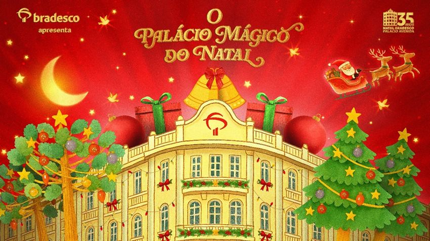 Natal do Bradesco no Palácio Avenida celebra 35 anos com apresentações em dois finais de semana de dezembro