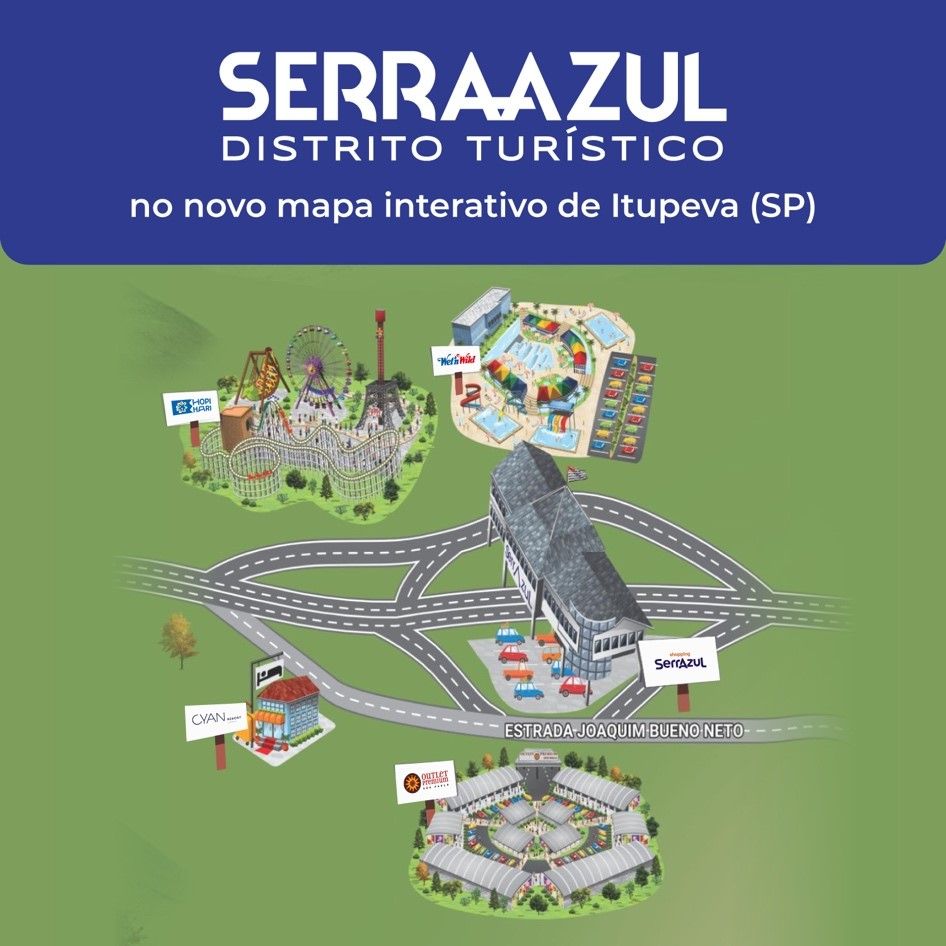 Distrito Turístico Serra Azul é parte importante do novo mapa de atrativos turísticos de Itupeva (SP)
