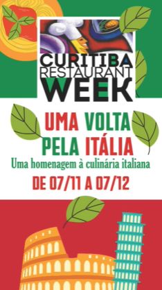 Edição comemorativa da Curitiba Restaurant Week homenageia a culinária italiana