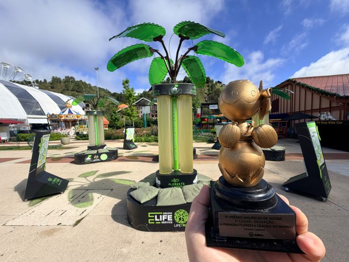 Parque Capivari recebe prêmio internacional de inovação com projeto Floresta Líquida