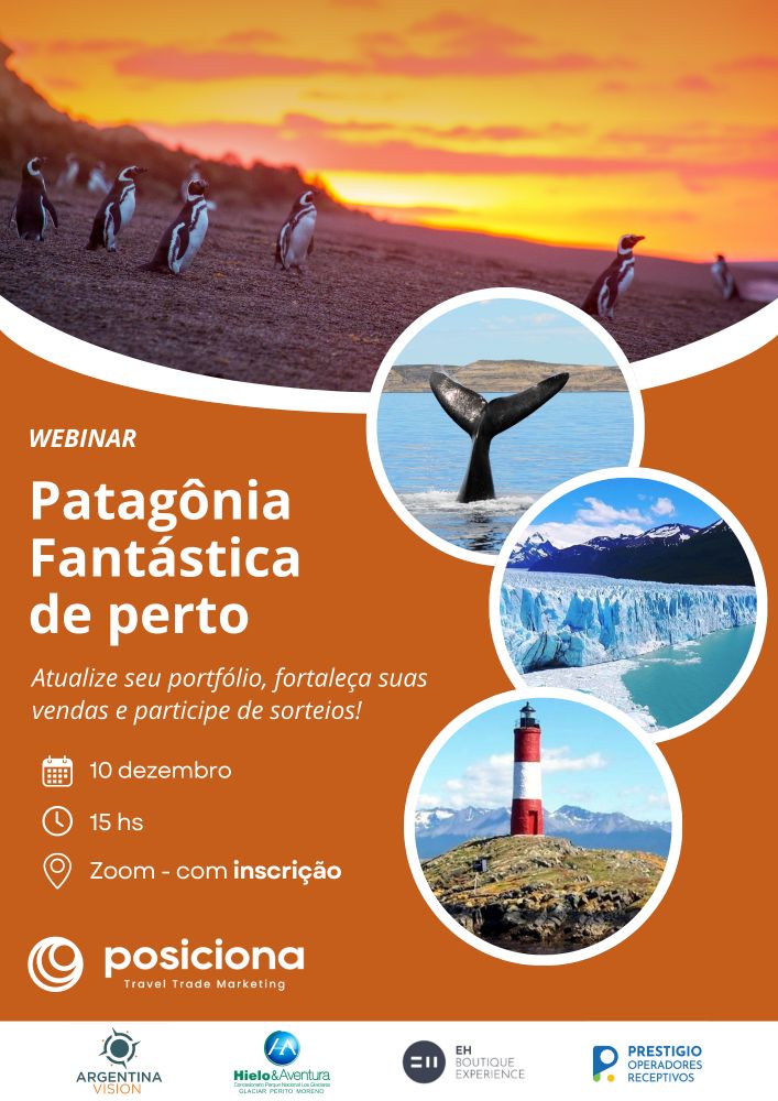 Webinar Patagônia Fantástica de Perto – Posiciona