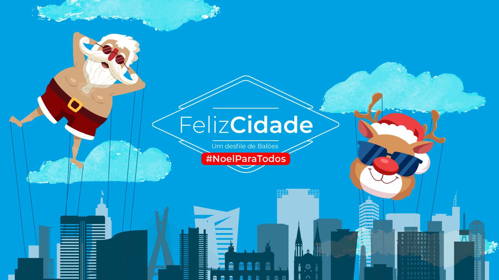 FelizCidade reacende a magia natalina em São Paulo, com desfile de balões no Minhocão