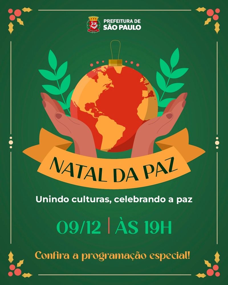 São Paulo Celebra o Natal da Paz com Shows Gratuitos no Theatro Municipal