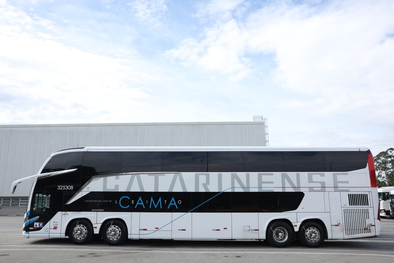 Viação Catarinense amplia frota com 118 ônibus Euro 6 da Scania para rotas entre o Sul e o Sudeste