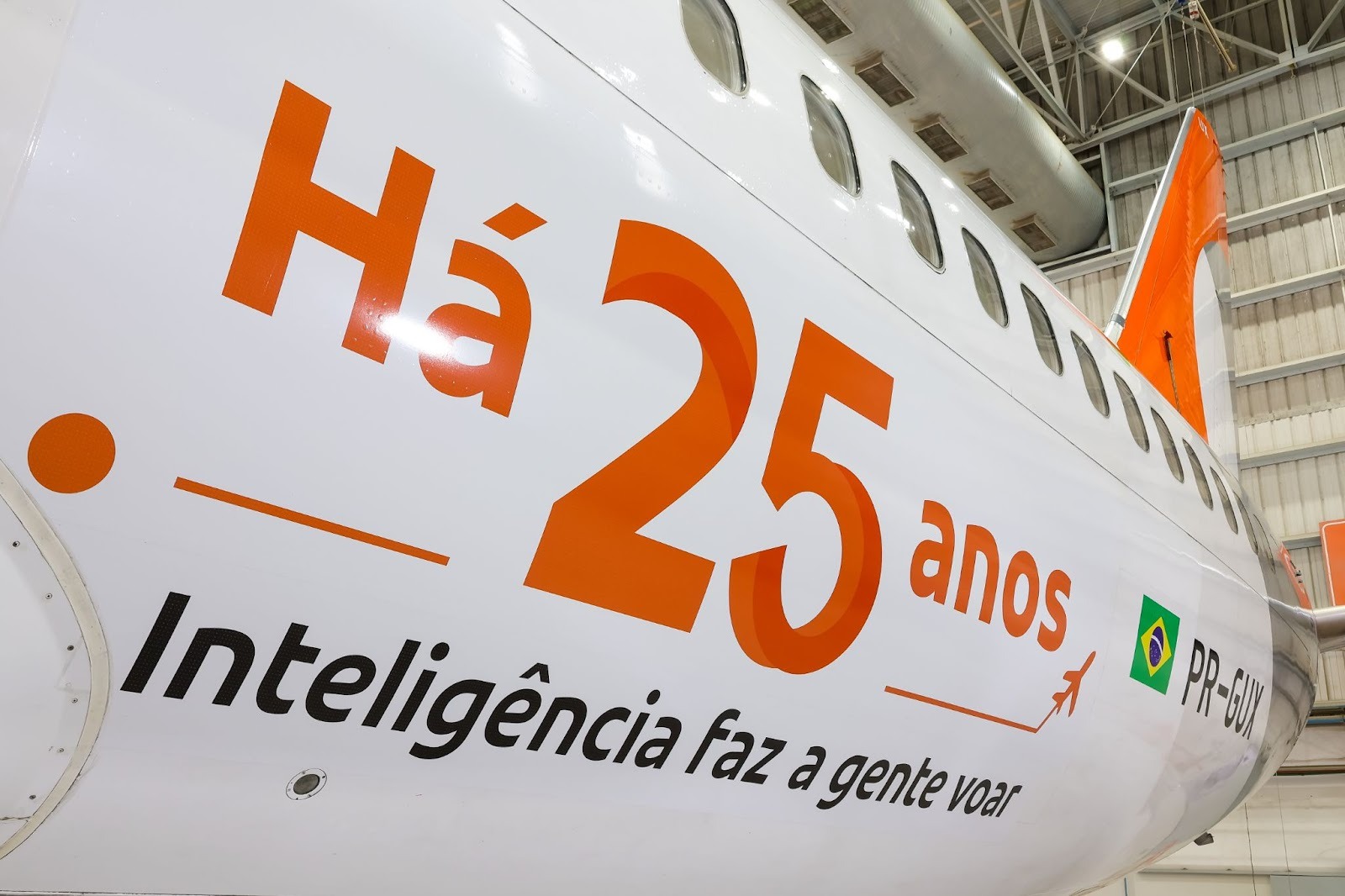 Os 25 anos da GOL ganham os céus com nova aeronave especial