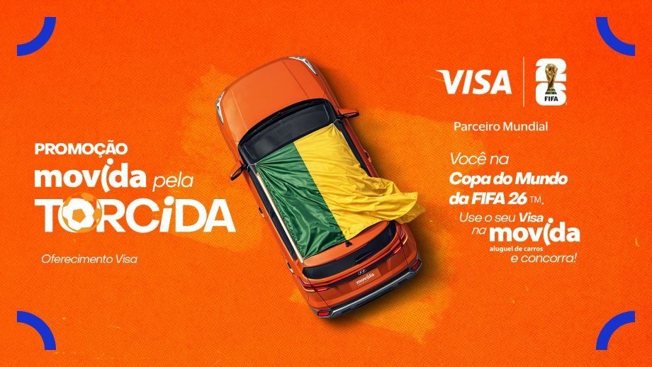 Movida e Visa sorteiam viagem para semifinal da Copa do Mundo da FIFA em nova campanha promocional