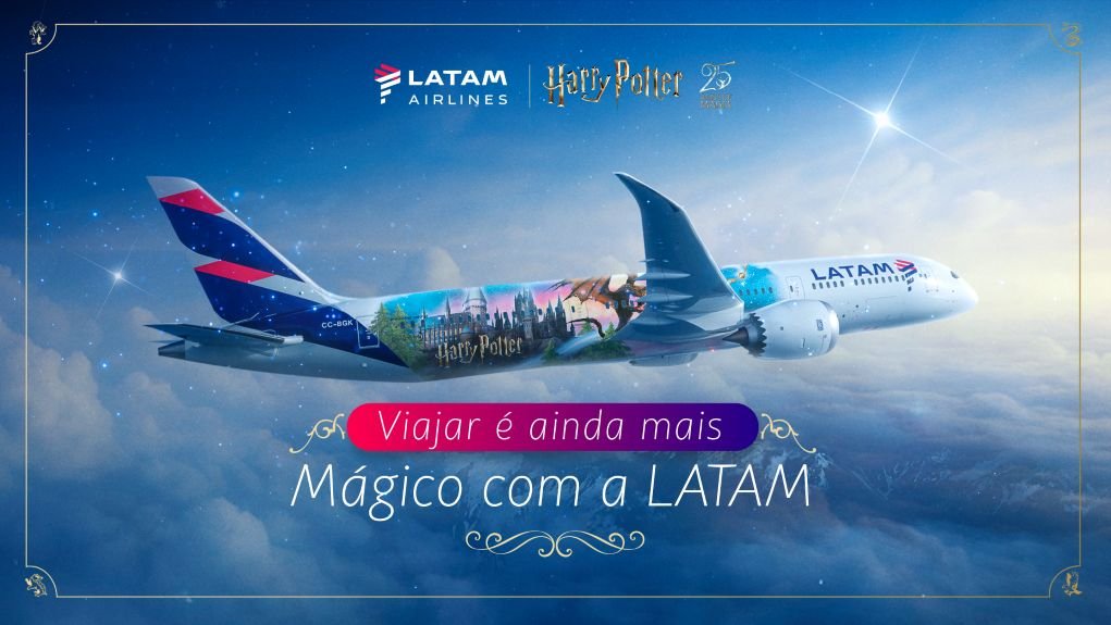 LATAM anuncia venda de passagens para voo temático especial de Harry Potter