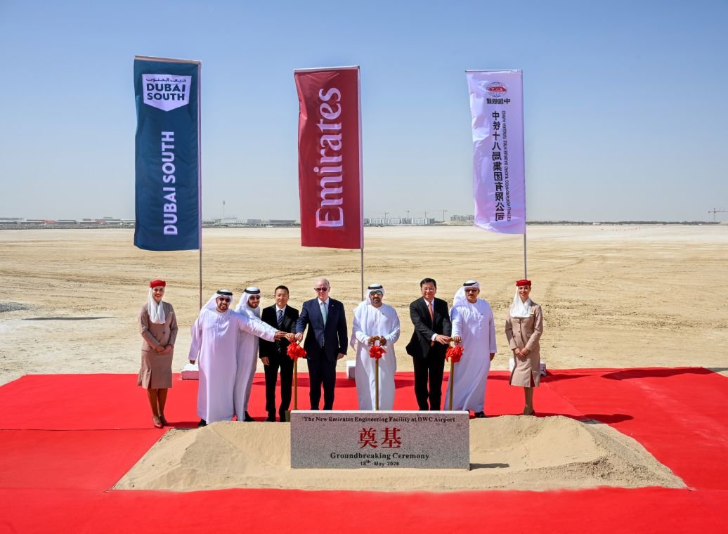 Emirates inicia construção de maior centro de engenharia aeronáutica do mundo em Dubai