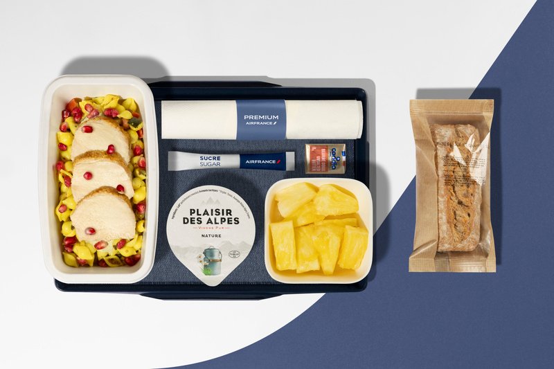 Air France eleva sua experiência gastronômica na cabine Premium