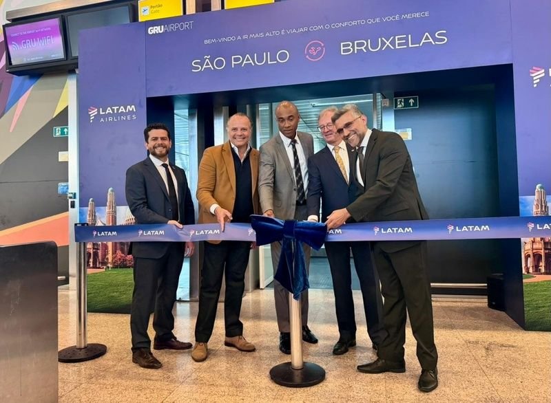 LATAM lança rota para Bruxelas, seu 10º destino na Europa, e passa a ser a única aérea a ligar Brasil e Bélgica sem escalas