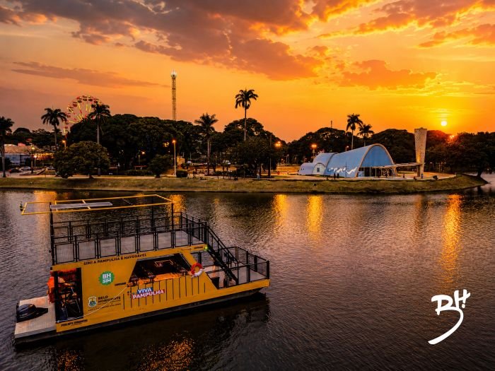 Capivarã tem novo horário para contemplação do pôr do sol na Lagoa da Pampulha