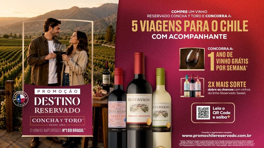 Reservado Concha y Toro aposta no vinho suave para levar consumidores ao Chile