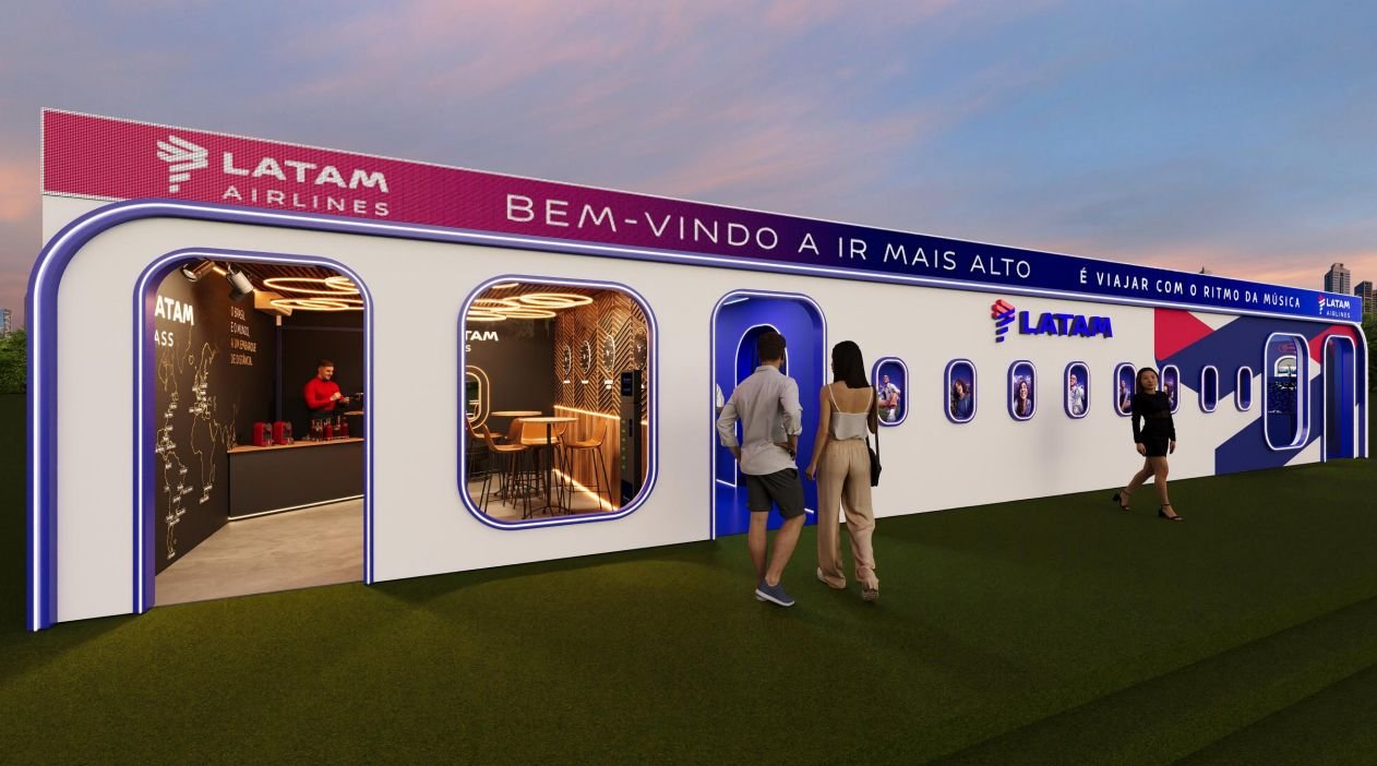 LATAM leva experiência do Rock in Rio 2026 dos voos ao festival