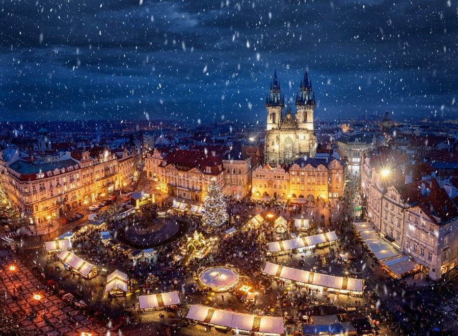 Agenda dos Mercados de Natal da Tchéquia