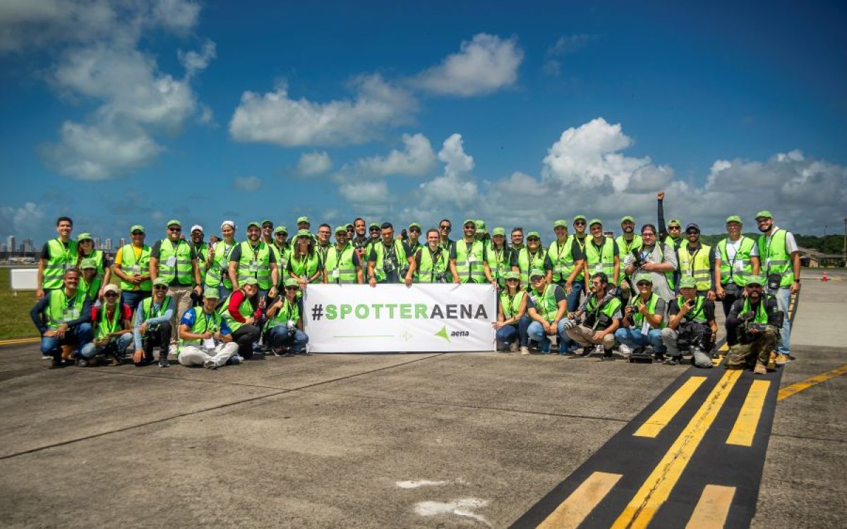 Aeroporto Internacional do Recife reúne apaixonados pela aviação no Spotter Aena