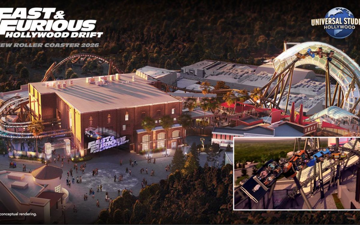 Universal Studios Hollywood revela que ‘Fast & Furious: Hollywood Drift’ será a montanha-russa mais rápida da Universal Destinations & Experiences
