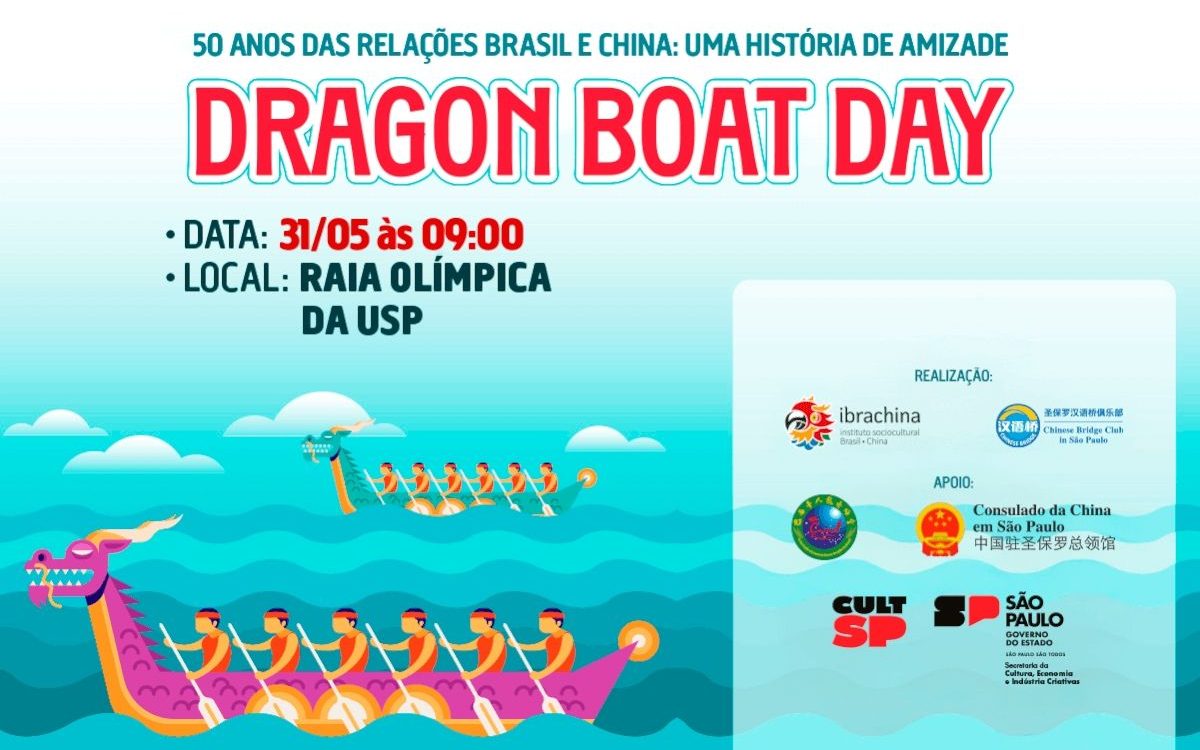 São Paulo recebe Dragon Boat Day em celebração aos 50 anos das relações Brasil-China