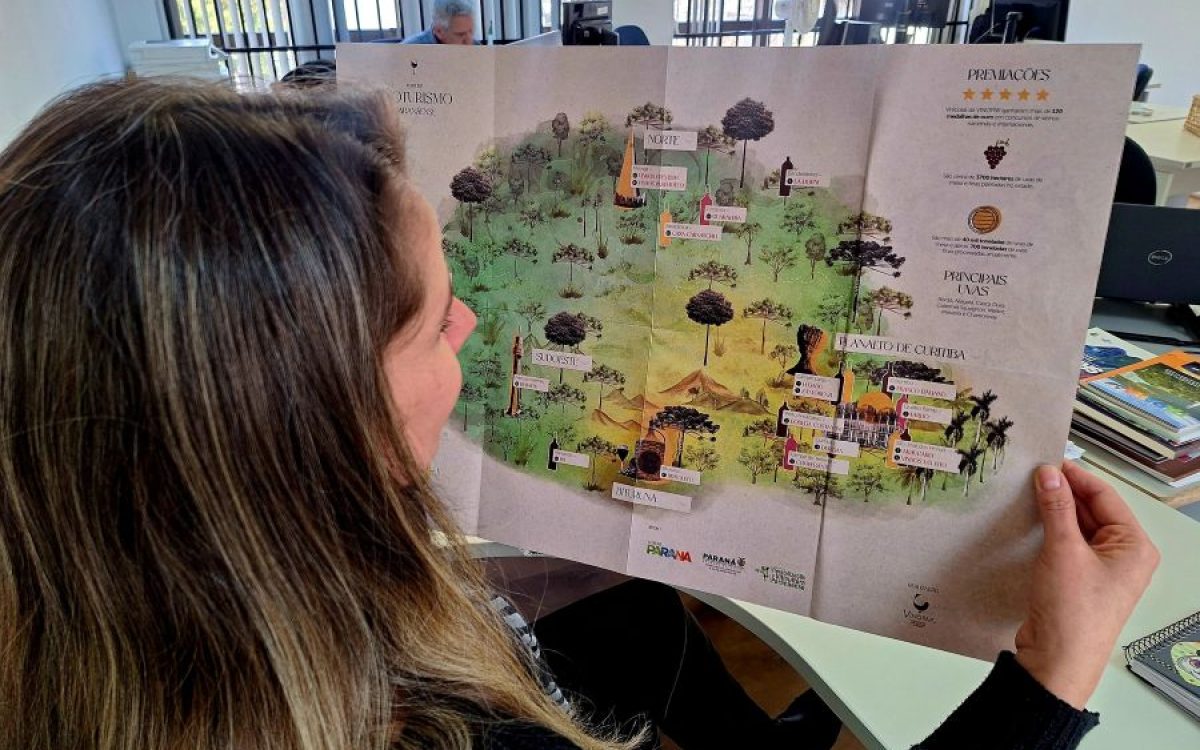 Novo Mapa do Enoturismo Paranaense já está disponível nas versões impressa e online