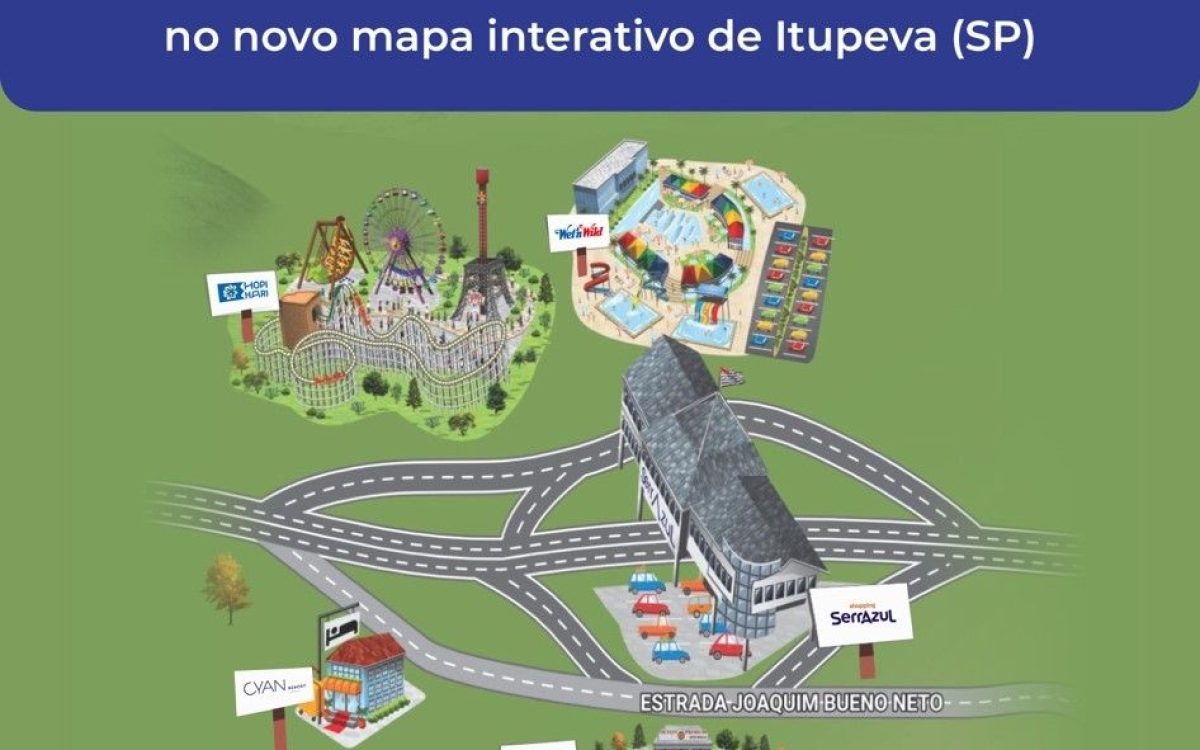 Distrito Turístico Serra Azul é parte importante do novo mapa de atrativos turísticos de Itupeva (SP)