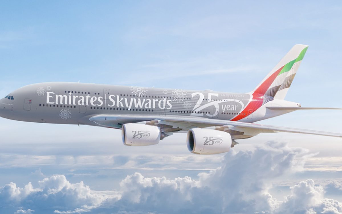 Emirates Skywards celebra 25 anos com sorteio de 25 milhões de milhas