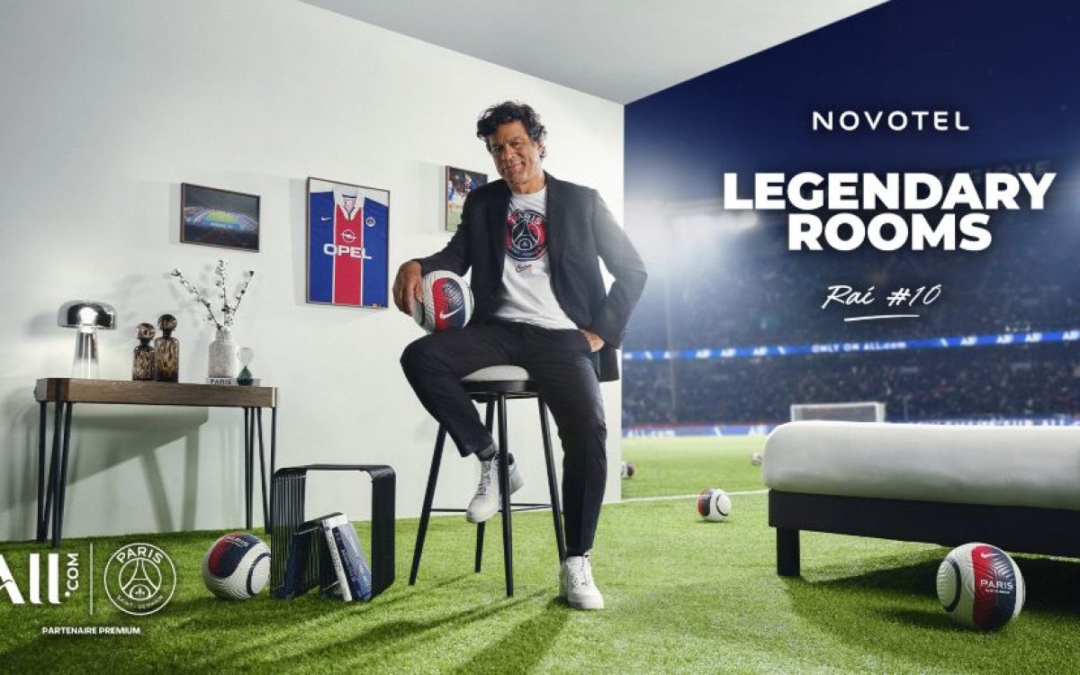 Novotel e Paris Saint-Germain inauguram quarto lendário do Raí em São Paulo 