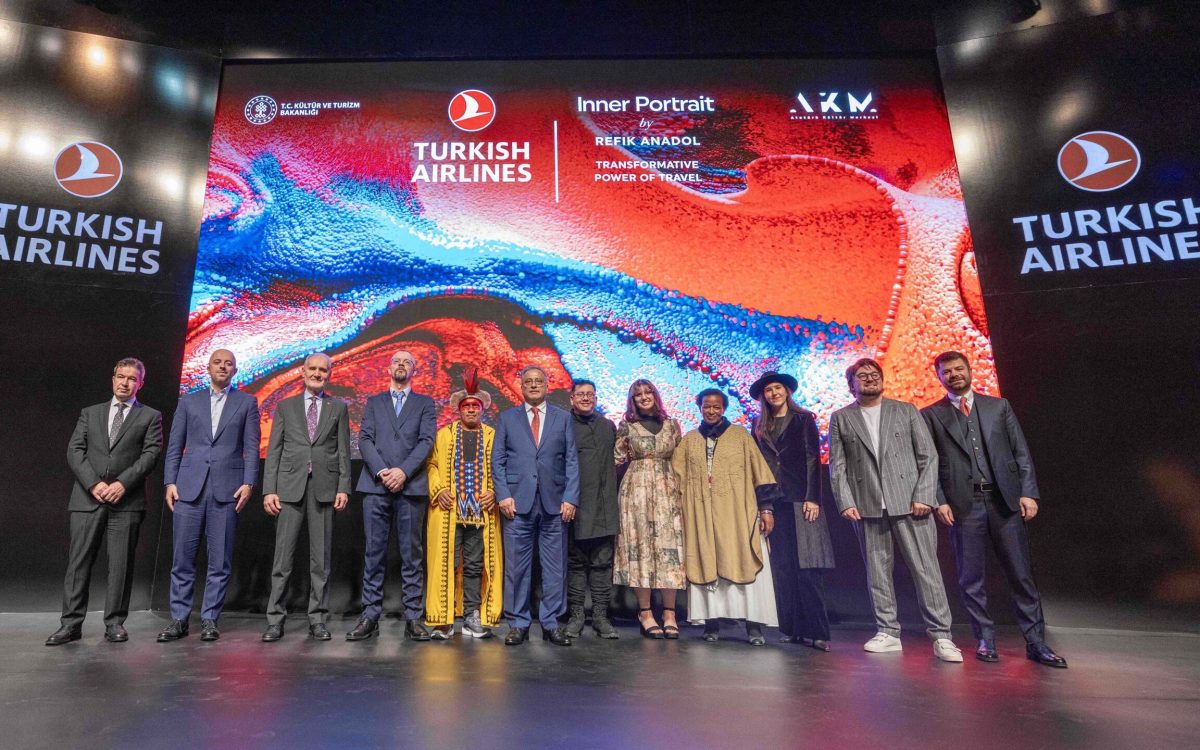 Turkish Airlines e Refik Anadol aterrisam o projeto “Inner Portrait” na Turquia